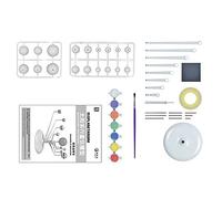 Simulazione 3D Solare Planetario Kit Modello Fai da Te Progetto Educativo di Scienze Astronomiche per Bambini dagli 8 Anni in su Plastica Ambientale 21 cm