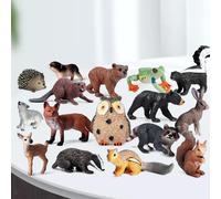 Simulazione Animali della foresta Figure Creature del bosco Figurine per i