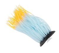 Simulazione Artificiale in Silicone Anemone di Mare Ornamento di Corallo per Decorazioni di Pesci d'acquario in Arancione (ORANGE)