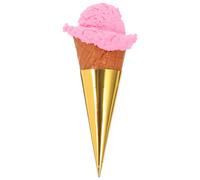 Simulazione Cono Gelato Artificiale Cucina Cibo Dessert Realistico