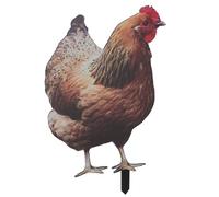 Simulazione cubica gallina statue pavimento insert giardino decorazione esterna specchio inserto arte statua statue terra idonea per patio decorazione del giardino all'aperto (YK090B)