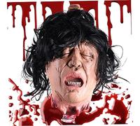 Simulazione del lattice separato Simulazione realistica sospesa a sospensione Scary decorativa tagliata a testa di Halloween oggetti di scena per la casa infestata film scherzo, parti del corpo di Ha