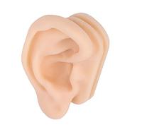 Simulazione del Modello di Orecchio in Silicone Morbido Modello di Pratica di Agopuntura Dell'orecchio Pratica di Studio del Piercing E Dell'agopuntura