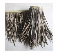 Simulazione Del Rotolo Di Paglia Di Palma Tetto Di Paglia Di Palma 0,5x1 M Erba Finta Plastica Termofusibile Paglia Artificiale Ritardante Di Fiamma(Yellow e,0.5x1m/1.64X3.28ft)