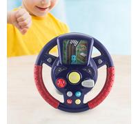 Simulazione di auto elettriche Volante di guida con suoni e luci, finta