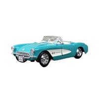 Simulazione Di Auto In Lega Chevrolet Corvette 1957 In Scala 1:24, Souvenir Decorativi Multifunzionali. Macchinine Mini Auto