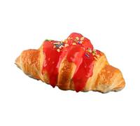 Simulazione di croissant artificiale realistica croissant falso pan simulazione display decorativo puntelli giocattolo alimentare per modello