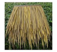 Simulazione Di Mattonelle Di Paglia Ingegneria Paglia PE Plastica Paglia Gazebo Artificiale Paglia Simulazione Paglia Finta Paglia Ignifuga Tetto Di Paglia(Yellow a,6pcs)