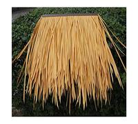 Simulazione Di Mattonelle Di Paglia Ingegneria Paglia PE Plastica Paglia Gazebo Artificiale Paglia Simulazione Paglia Finta Paglia Ignifuga Tetto Di Paglia(Yellow c,8pcs)