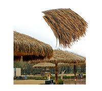 Simulazione di Paglia Tetto In Paglia di Palma Tegola di Paglia Artificiale 47x50cm Copertura per Ombrellone In Paglia di Simulazione per Tiki Bar Tetto Esterno Giardino Decorativa(Size:30 Pieces)