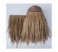 Simulazione Di Palma Piastrelle Di Paglia Artificiale Erba Finta Plastica Ignifuga Palma Rotolo Di Paglia Decorazione Del Tetto Protezione Ambientale(Yellow b,0.5x10m/1.64X32.8ft)