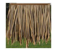 Simulazione Di Rotoli Di Paglia Di Palma Piastrelle Di Paglia Protezione Ambientale Paglia Finta PE Plastica Ignifuga Tetto Di Paglia Tetto Di Casa Decorazione Di Casa In Legno(Yellow c,20pcs)