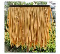 Simulazione Di Rotolo Di Paglia Di Palma Piastrella Di Paglia Paglia Finta Paglia Di Plastica Passeggiata Tetto Di Paglia Della Fattoria Per Erba Erba Artificiale PE(Yellow b,20pcs)