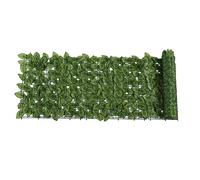 Simulazione di siepi fogliare in finto prevenire le foglie che cadono dallo schermo di recinzione artificiale decorativo per cortile balcone (0,5 * 3m)