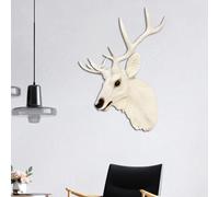 Simulazione di Testa di Cervo Corna Montaggio A Parete Adesivi Camera Da