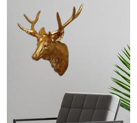 Simulazione di Testa di Cervo Corna Montaggio A Parete Adesivi Camera Da