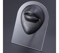 Simulazione di visualizzazione del piercing in silicone morbido for l'orecchio umano, la bocca, l'occhio, la lingua 'ombelico(Mouth-01)