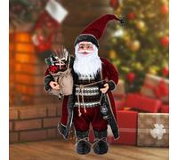 Simulazione Figure di Babbo Natale Statue e figurine di Babbo Natale per
