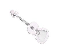 Simulazione in metallo apribottiglie a forma di chitarra creativa per la birra portatile gadget desktop a tema musicale iniziale