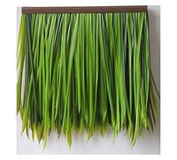 Simulazione Naturale Mattonelle Di Paglia Palm Thatch Roll Fake Thatch Tetto Capelli Erba Gazebo Passeggiata Erba Artificiale Capelli Erba Finta Erba Stanza Paglia(Yellow c,10pcs)