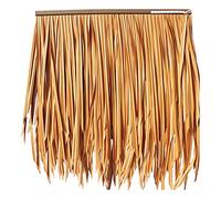 Simulazione Naturale Mattonelle Di Paglia Palm Thatch Roll Fake Thatch Tetto Capelli Erba Gazebo Passeggiata Erba Artificiale Capelli Erba Finta Erba Stanza Paglia(Yellow b,15pcs)