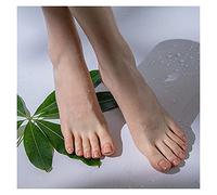 Simulazione Piede Modello Reality Leg Shooting Show Nail Art Tattoo Drawing Sketch Practice Puntelli Teaching Calze Esposizione di Scarpe(Heatable Toes NoBone,Right Foot)