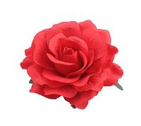 Simulazione Rosa Clip di Capelli Rosso Scuro Copricapo Per Le Donne Forcine Del Fiore Spilla Accessori Moda