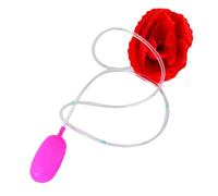 Simulazione spray, giocattolo a forma di rosa rossa, articolo scherzo realistico per feste di Halloween, feste, eventi di aprile, pagliaccio, giocattolo di rose