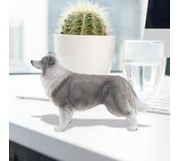 Simulazione statue del cane realistica figurina per cani da cucciolo di