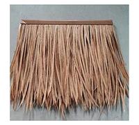 Simulazione Thatch Tile Palm Thatch Roll Artificiale Thatch Tile Plastic Pe Straw Roof Plastic Hair Grass Winery Farmhouse Decoration Thatch -0.5x0.5m/1.64x1.64 Ft(Yellow b,10pcs)