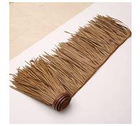 Simulazione Thatch Tile Palm Thatch Roll Grass 0.5x1m/pcs - Scenic Pavilion Decorazione Paglia Falsa Erba Thatch Roll PE Plastica Ignifuga, può Essere Ritagliata(Yellow d,0.5x10m/1.64X32.8ft)