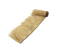 Simulazione Thatch Tile Palm Thatch Roll Grass 0.5x1m/pcs - Scenic Pavilion Decorazione Paglia Falsa Erba Thatch Roll PE Plastica Ignifuga(Yellow e,0.5x1m/1.64X3.28ft)