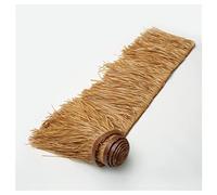 Simulazione Thatch Tile Palm Thatch Roll Grass 0.5x1m/pcs - Scenic Pavilion Decorazione Paglia Falsa Erba Thatch Roll PE Plastica Ignifuga, può Essere Ritagliata(Yellow f,0.5x2m/1.64X6.56ft)