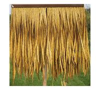 Simulazione Thatch Tile Plastica Naturale Selvaggio Falso Paglia Artificiale Finta Paglia Paglia Decorazione Agriturismo Eaves Paglia Pe Ritardante Di Fiamma In Plastica (colore: Giallo A)(Yellow c,15