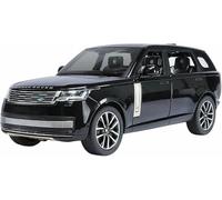 Simulazione veicoli metallo pressofuso 1:24 per Land per Rover Range per 2022 SUV lega modello porta completamente aperta suono luce veicolo trazione posteriore modelli auto collezione(Nero)