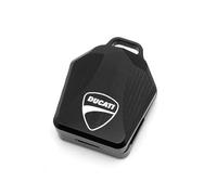 SiMuRYP Guscio della chiave in lega di alluminio Per Ducati 600 748 848 999 1098 800 900 749 1198 Monster S2R/S4/S4R/ST3 600 620 696 Copertura Della Cassa Chiave Del Motociclo Borsette(Black,A)