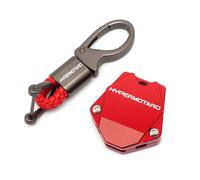 SiMuRYP Guscio della Chiave in Lega di Alluminio per Ducati Hypermotard 950 2007-2021 2020 Accessori Moto CNC Portachiavi Portachiavi Copertura Chiave Borsette Vestito(Red,A)
