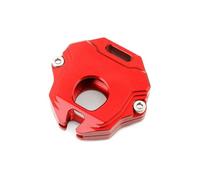 SiMuRYP Guscio della chiave in lega di alluminio Per Hon@&da CB650R CB 650R CB-650R Accessori Per Motociclette Coprichiave CNC Guscio Portachiavi Con Ricamo Distintivo(Key cover Red)