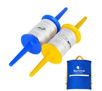 Simxkai Confezione da 2 bobine per aquiloni, 590 m, 58 libbre ritorte, per ogni manico di corda