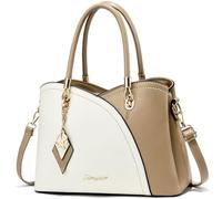 SiMYEER Borse e borse Top Handle Satchel Borse a tracolla Messenger Tote Bag per le signore, 1-1-kaki
