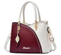 SiMYEER Borse e borse Top Handle Satchel Borse a tracolla Messenger Tote Bag per le signore, 1-2-vino