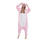 SimZoo Pigiama A Tutina Per Animali Adulti, Costume Cosplay Per Uomini E Donne Maiale, Indumenti Da Notte, Abbigliamento Per La Casa Unisex In Un Pezzo Grande