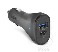 SIN MARCA adattatore di ricarica per auto USB SBS USB-C 2.1A + 3A