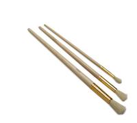 SIN MARCA Set 3 spazzole con manico in legno 6 MM/10 MM/14 MM