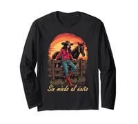 sin Miedo al Éxito Vaquero Rodeo Messicano Maglia a Manica