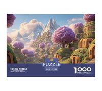Sin Village 1000 Pezzi Cartone Robusto Puzzle Storybook Cottage Antistress Gioco Creativo Puzzle Decorazioni Per La Casa 52x38cm/1000pcs