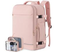 Sinaliy Grande zaino da viaggio per donne e uomini, 40 l approvato dal volo zaino, Rosa, Large, Casual