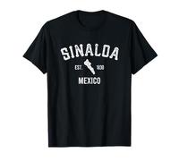 Sinaloa Mexico Mapa Est. 1830 Estado De Sinaloa Maglietta