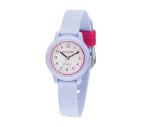 SINAR Orologio da polso per bambini, analogico, al quarzo, 10 bar, con cinturino in silicone, viola chiaro, rosa XB-24-6, Lilla, Classico