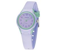 SINAR Orologio da polso sportivo da ragazza, analogico, al quarzo, 10 bar, impermeabile, cinturino in silicone, lilla, menta, XB-47-7, lilla., Moderno
